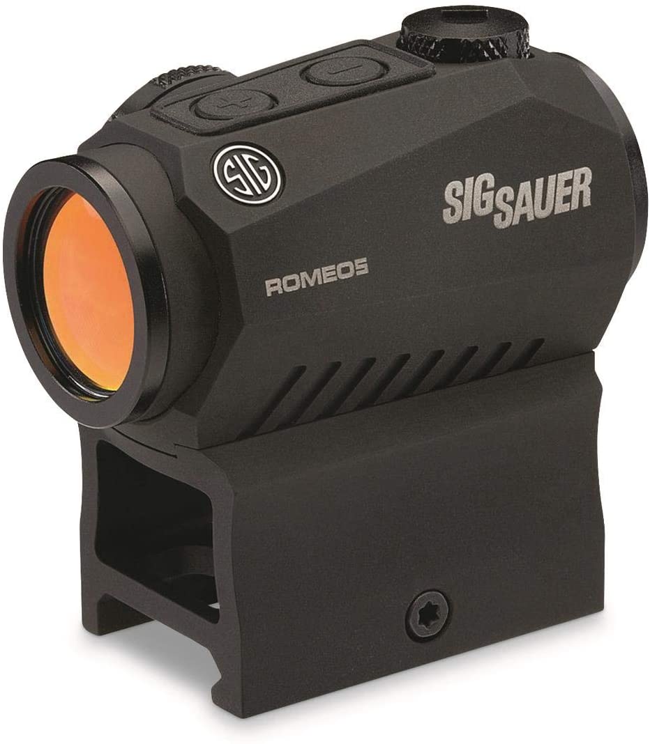 Sig Sauer Romeo5, 1x20mm Compact 2 MOA Red Dot Sight, Black